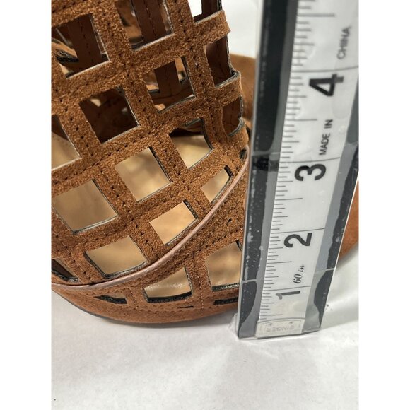 Express Womens Size 10 Brown Cutout Stiletto High Heel Sandals - Picture 11 of 11